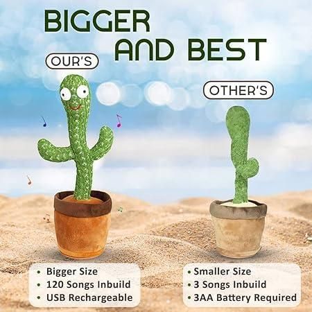 LEDMusical Dancing & Mimicry Cactus Toy