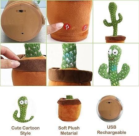LEDMusical Dancing & Mimicry Cactus Toy